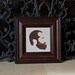 Portrait of the Artist as a Young Beard - cross stitch