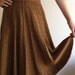 Cotton Calico 1970s Skirt