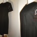 Vintage '60s Mod Circle Cut-out Sleeve Black Shift Dress - SZ L