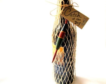 Fish Wine Gift Bag - Catch of the Day with Long Bobber