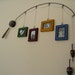 Fishing Pole Picture Frame - Metal Brown - 4 Frames