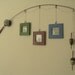 Fishing Photo Frame - Metal Brown - 3 Frames