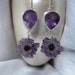 BIG Amethyst & Stalactite Earrings