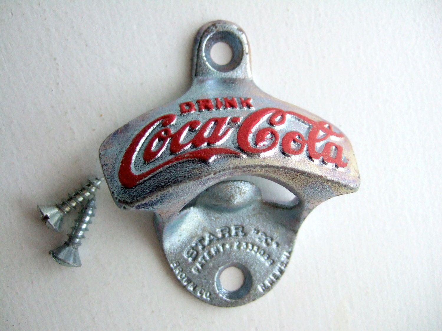 Vintage Starr X Coca Cola Stationary Bottle Opener In Box 1554