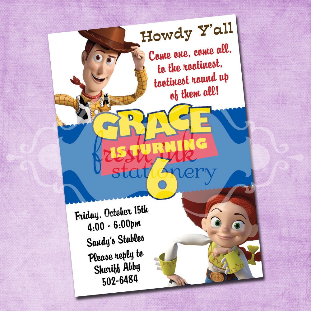 Woody Party Invitations 8