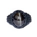 RESERVED Chrysoberyl Cats Eye ring macrame 2