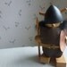RESERVED FOR SHARI Vintage Swedish viking / Wood ornament