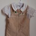 Vintage baby boy's 2 piece duck suit