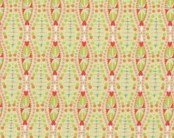 SALE, Green Fabric, Sunday Afternoon by Connecting Threads, Heart Fabric, 1 yard Fabric, 00750