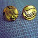 Yellow and Black Post Earrings Accessories Fun Quirky Post Earrings