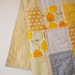Baby Quilt - Sweet Yellow Baby Quilt with Little Elephants, Alexander Henry and More