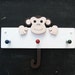Silly Monkey coat rack. three pegs.