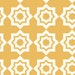 END OF BOLT, 19 inches, Tiles in Ochre Fabric, Moroccan Mirage by Khristian A Howell for Anthology Fabrics