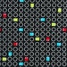 END OF BOLT, 31 inches, Geo Ghosts, Pac Man, Smirk by Kyla May for Timeless Treasures