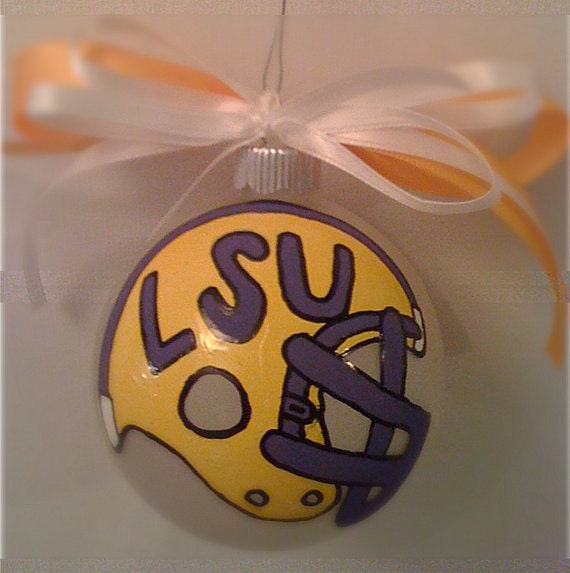 LSU Tigers Christmas Ornament