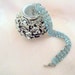For Lori Crystal Bracelet Turquoise Opal Swarovski Crystal Bi-cones, Pacific Opal, Handmade , Bridal Gift for Her by Lyrisgems
