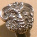 Reserved for TreeCl1- C. 1870's Bacchus Sugar Spoon with Skull Shaped Spoon Section