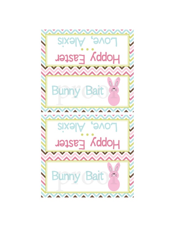 Printable Easter Treat Bag Tag by southernpetite on Etsy