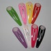 Colorful snap clips w/ pads - 8 piece set (45mm) - MMU