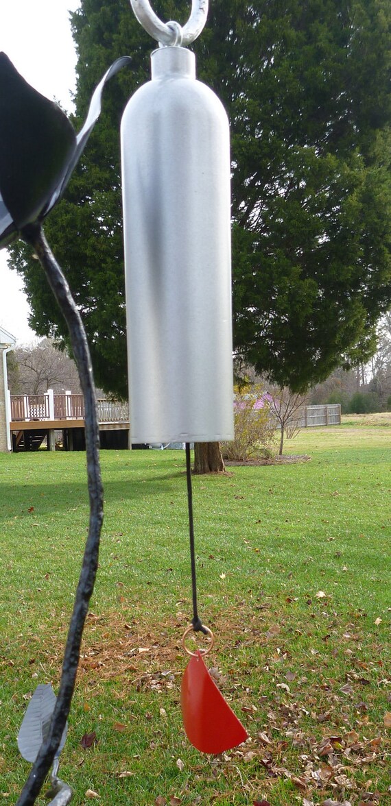 Fire extinguisher tank bell wind chime by PSACustomCreations