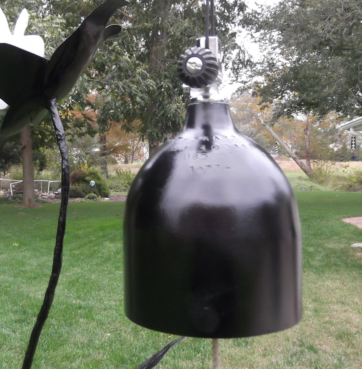 Scuba diving tank bell wind chime