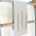 Natural Linen Screen Printed Kitchen Towel Modern Dot Vine