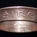 Bronze Coin Ring 1975 Ireland 2 Pingin - Size 10 and Double Sided