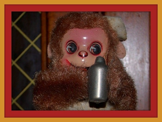 monkey bartender toy