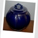 Antique cobalt blue biscuit/ cookie jar made 1899