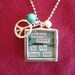 runners jewelry, runners necklace, soldered art glass pendant