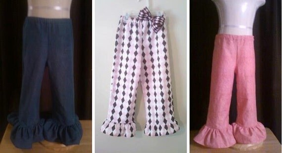 Cusmaan Floral Ruffle Pants Set main image 1