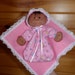 Finger Puppet - African American Soft Sculpture Baby Doll