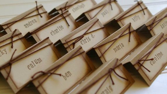 Rustic Place Cards 1