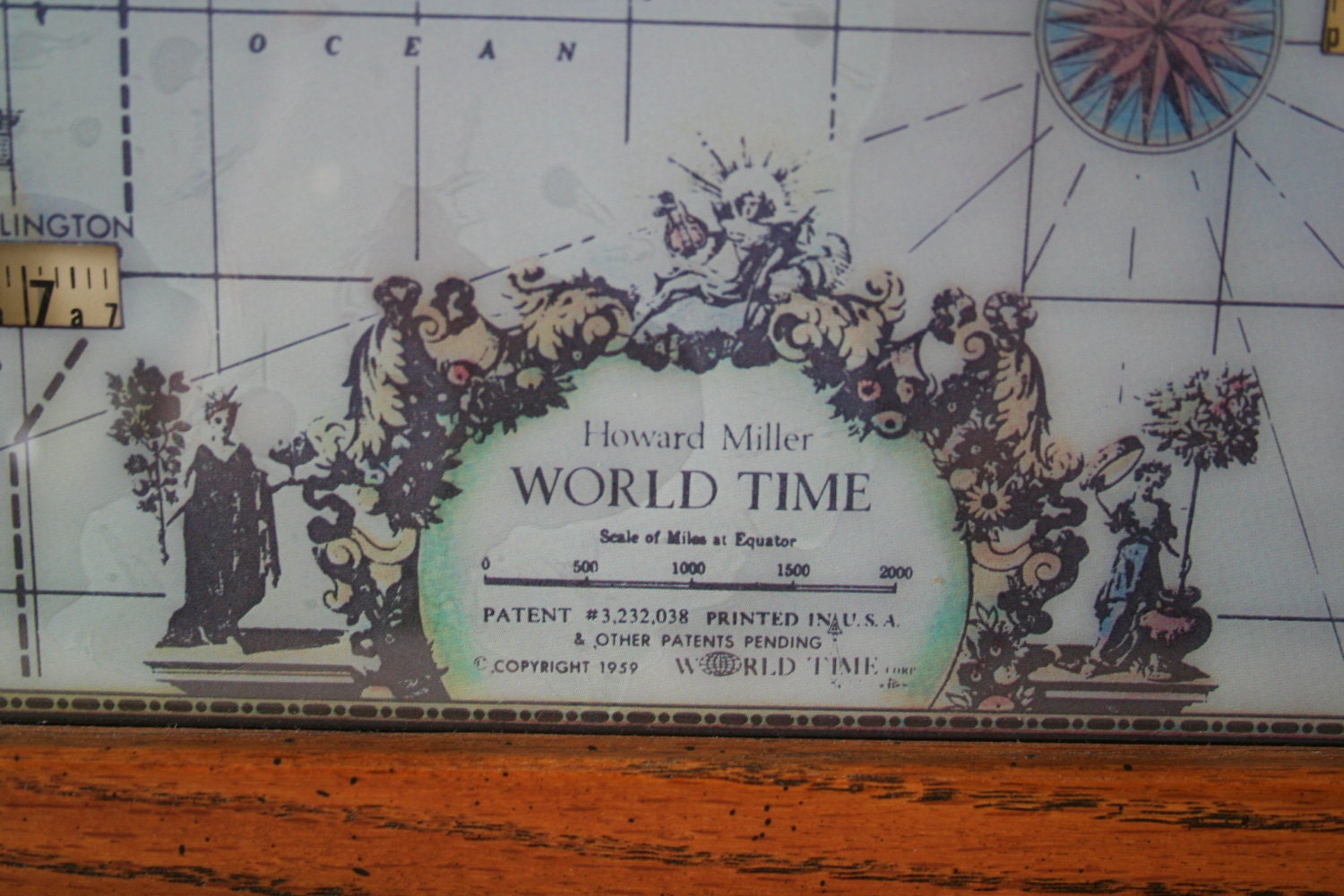 Howard Miller World Time Lighted Electronic Clock
