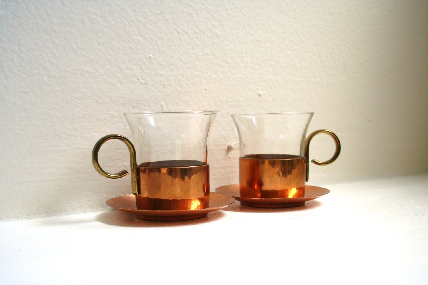 Mid Century SchottMainz Jena Glass Tea for Two or Espresso