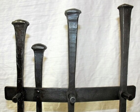 Pinty 5 Pieces Rustic Fireplace Tools Set Firepit Fire Place Pit Wrought Iron 3854833896432