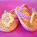 Flower Flops Baby Bootie Flip Flops Sandals for Baby Girls Size 0-3 Mos