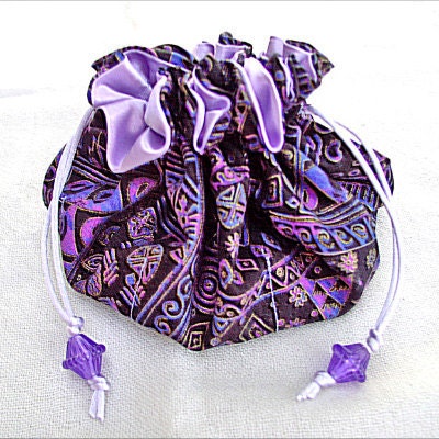 pattern sewing drawstring pouch jewelry bag pdf sew double bags patterns money trinket pouches 