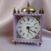 Adorable Little 1950's Vintage Windup German Alarm Clock