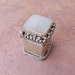 Tiny and Darling Trinket or Pill Box with Mother-of-Pearl Set in Lid