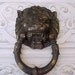 Heavy, Large and Handsome Vintage Renaissance Look Lion Door Knocker