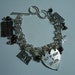 Half My Heart is Deployed - Military Charm Bracelet w/ Choice of Charms