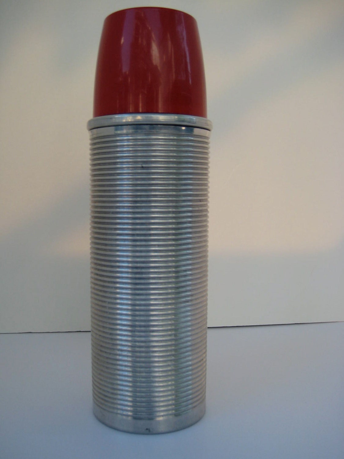 Vintage Red Thermos Vacuum Bottle Model 2284