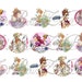 Fancy Nancy 4x6 1inch Bottle cap images/Scrapbooking Collage Sheet