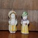 Pair of Bisque Penny Dolls Cowboy and Indian Frozen Charlie