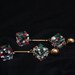 Vintage colorful dice earrings