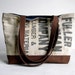 Recycled Lumber Apron Tote Bag