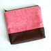 Pink Fold Clutch Pouch