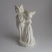 Rabbit and owl wedding Cake Topper