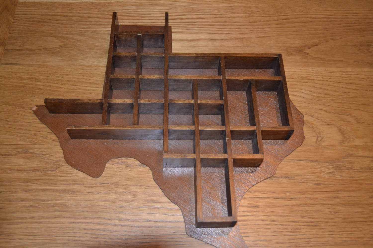Texas Shaped Wood Shelf by MyVintagePastLife on Etsy